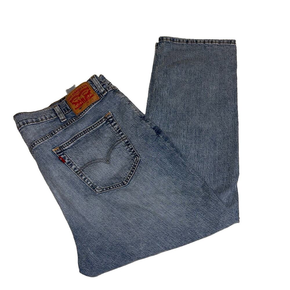 Levi’s 541 Athletic Taper Jeans Men’s 44x29 Light Wash Stretch Denim